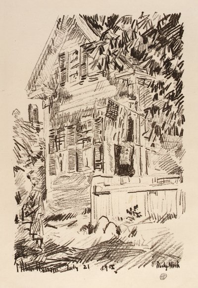 Palvelulippu tekijältä Childe Hassam