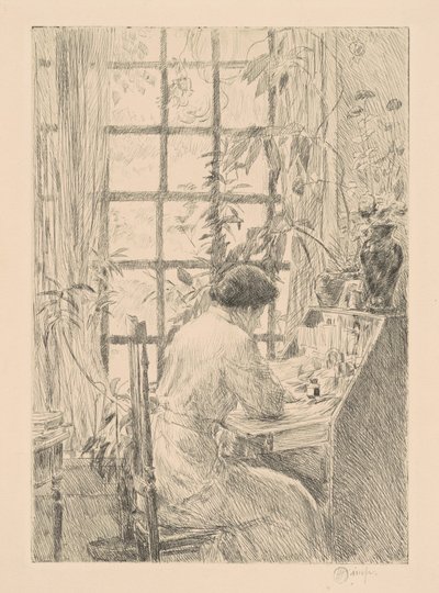 Kirjoituspöytä tekijältä Childe Hassam