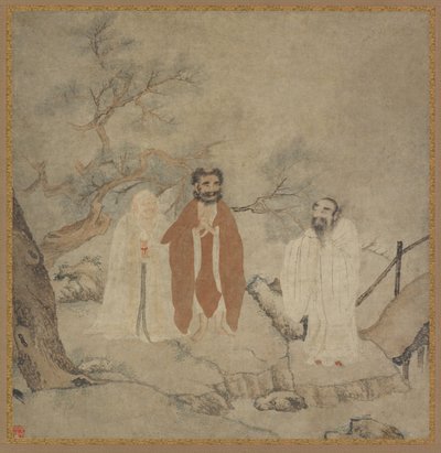Sakyamuni, Laozi ja Konfutse, vuosien 1368 ja 1644 välillä tekijältä Chinese Master