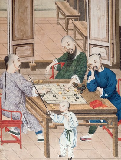 Strategiapeli Kiinassa 1700-luvun lopulla (wc paperilla) tekijältä Chinese School
