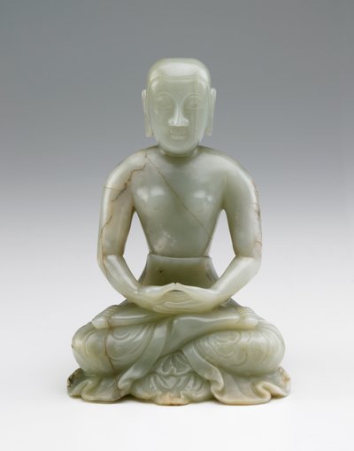 Shakymuni Buddhan kaiverrus askeettisena 1600-1700-luvulla tekijältä Chinese School