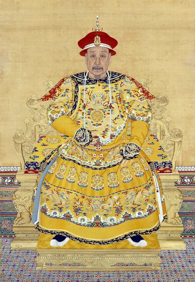 Keisari Qianlong vanhuudessa (1711-1799) tekijältä Chinese School