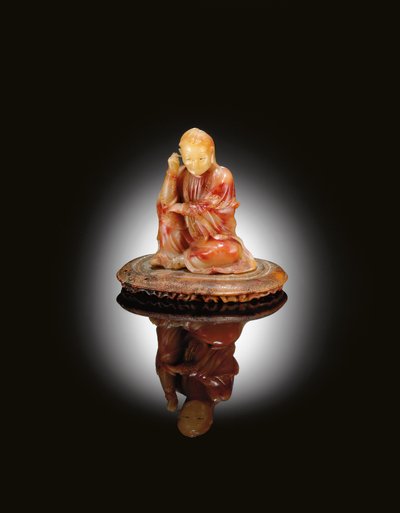 Figure of a Luohan tekijältä Chinese School