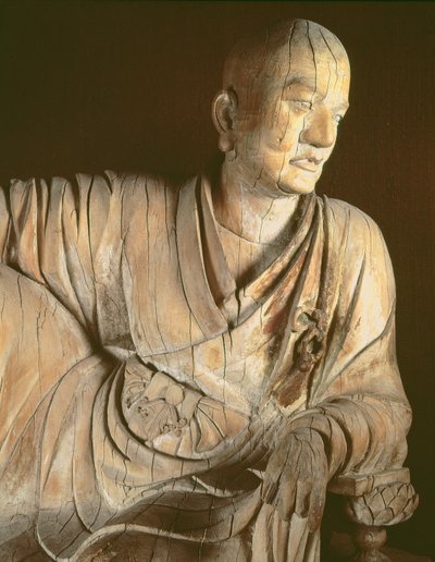 Lohan-hahmo, Yuan-dynastia (1260-1368) (puu) tekijältä Chinese School