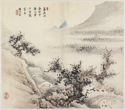 Vaaka (muste ja värit paperille) tekijältä Chinese School