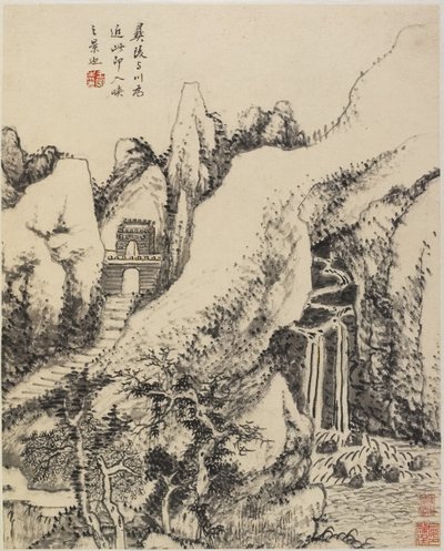Vaaka (muste paperille) tekijältä Chinese School