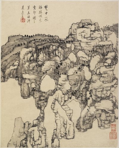Vaaka (muste paperille) tekijältä Chinese School
