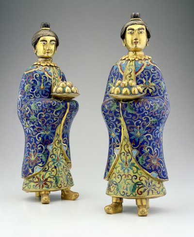 Naishoitajapari, Qianlong-kausi, 1736-95 (closonnen emali) tekijältä Chinese School