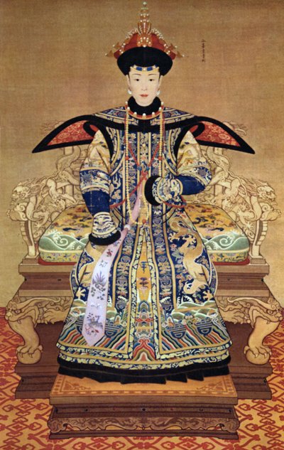 Muotokuva Kiinan keisarinnasta, 1600 tekijältä Chinese School