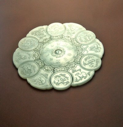 Petojen kalenteri, 1736-1795 (jade) tekijältä Ching Period Chinese School