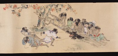 Ainu karhunmetsästyksessä, 1800-1829. tekijältä Chishima