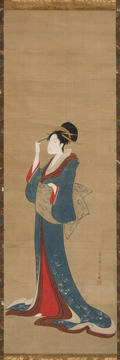 Kauneus korvaa hiusneulansa tekijältä Chobunsai Eishi