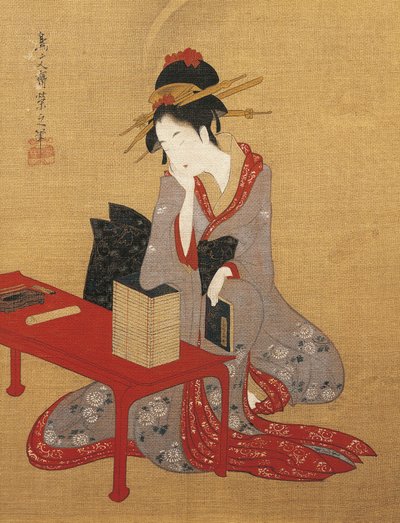 Dreamy Oiran (korkea-arvoinen prostituoitu) tekijältä Chobunsai Eishi