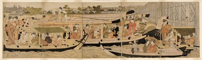 Huviveneet Sumida-joella tekijältä Chobunsai Eishi