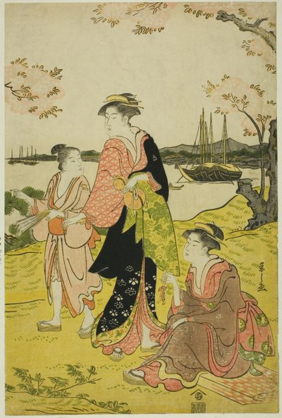 Kirsikankukkien katselu Goten Hillillä tekijältä Chobunsai Eishi