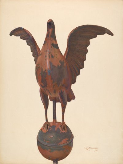 Lipputanko Finial Pigeon tekijältä Chris Makrenos