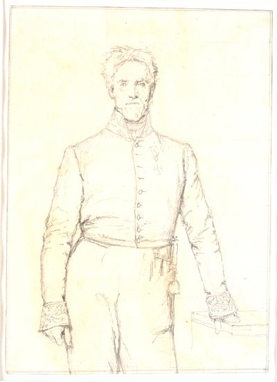Maaherra ja kamariherra Jens Andreas Graah (1787-1873) tekijältä Christen Købke