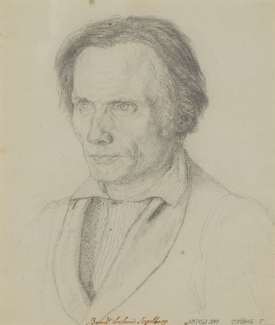 Bengt Erland Fogelberg (1786–1854), kuvanveistäjä, 1839 tekijältä Christen Købke