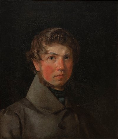 Omakuva, c. 1833 (öljy kankaalle) tekijältä Christen Schjellerup Kobke