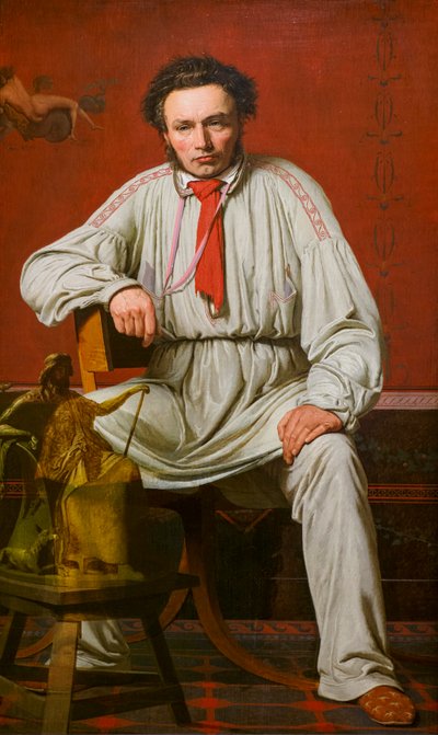 Kuvanveistäjä Hermann Ernst Freund tekijältä Christen Schjellerup Kobke