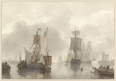 purjelaivoja tekijältä Christiaan Lodewijk Willem Dreibholtz