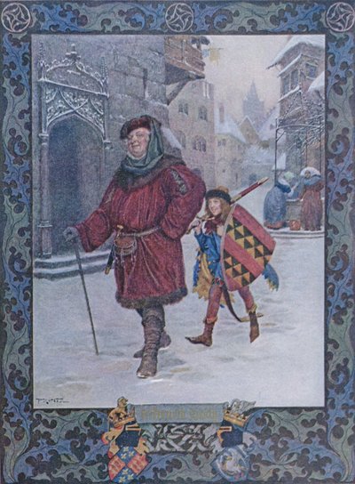 Sir John Falstaff William Shakespearen (1564-1616) teoksesta 