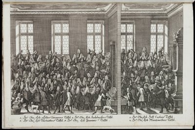 Juhla. Keisari Kaarle VI:n kunniafestivaali 1712 tekijältä Christian Engelbrecht