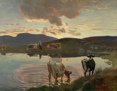 Auringonlaskun jälkeen tekijältä Christian Eriksen Skredsvig