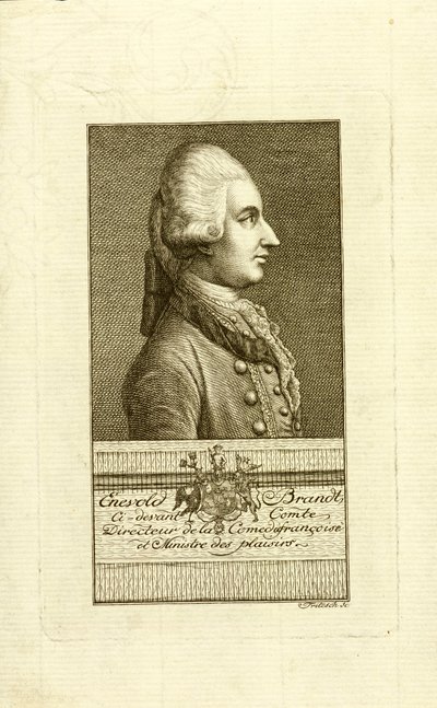 Kreivi Enevold Brandtin muotokuva 1738-1772, 1773. tekijältä Christian Friedrich Fritzsch