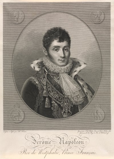 Jerome Napoleon, Westfalenin kuningas, Ranskan prinssi. tekijältä Christian Friedrich Muller