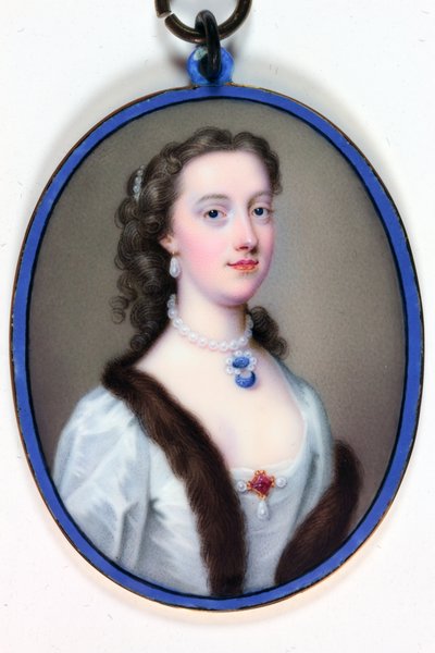Lady Margaret Cavendish-Holles-Harley, Portlandin herttuatar (emali) tekijältä Christian Friedrich Zincke
