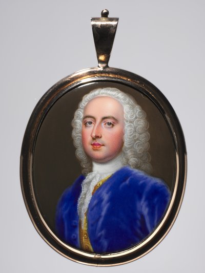 Miehen muotokuva, c. 1735. tekijältä Christian Friedrich Zincke