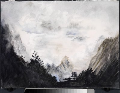 Kuolemattomien maa, 2015 (akvarelli paperille) tekijältä Christian Furr