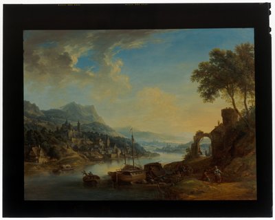 Pari Reininmaan maisemaa tekijältä Christian Georg the Elder Schuetz
