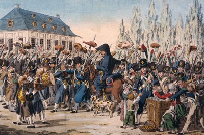Ranskalaiset saapuvat Jenaan 14. lokakuuta tekijältä Christian Gottfried Geissler