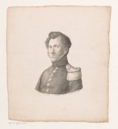 Arnold Willem de Bruinin muotokuva tekijältä Christian Heinrich Gottlieb Steuerwald
