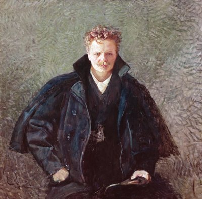August Strindberg tekijältä Christian Krohg
