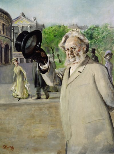 Kirjailija Henrik Ibsen (öljy kankaalle) tekijältä Christian Krohg