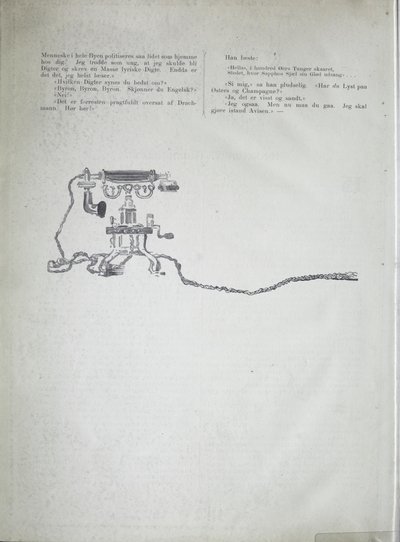 Kuvitus on otettu Krohgin, Christianin kirjasta 12 af vore samtidige, jonka on julkaissut Feilberg & Landmark (Kristiania, 1895). tekijältä Christian Krohg