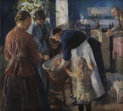 Kylpyammeessa tekijältä Christian Krohg