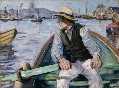 Odota, Bergenin lahti tekijältä Christian Krohg