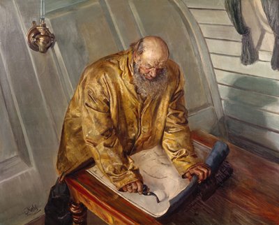 Mutaiset vedet (öljy kankaalle) tekijältä Christian Krohg