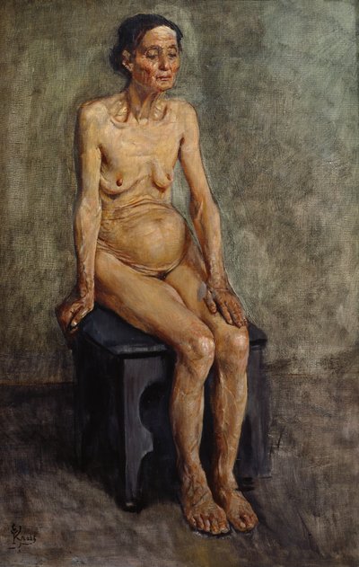 Vanha vaimo tekijältä Christian Krohg