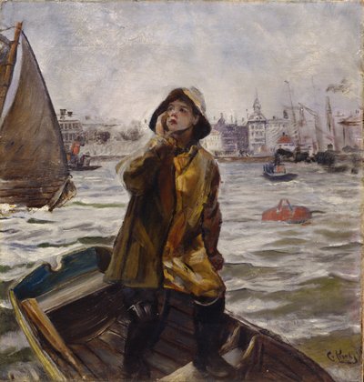 Pilottipoika, Bergens Bay tekijältä Christian Krohg