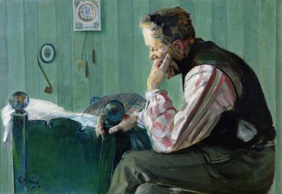 Muotokuva, Terje Vigen (öljy kankaalle) tekijältä Christian Krohg