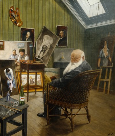 Omakuva tekijältä Christian Krohg
