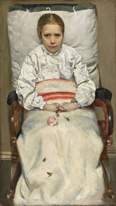 Sairas tyttö tekijältä Christian Krohg