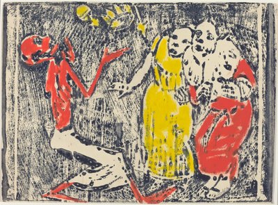 Kuolema jonglöörinä, 19181919. tekijältä Christian Rohlfs