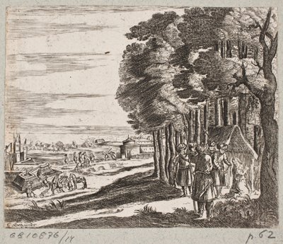 Kuvitus Adam Oleariukselle, "Persialainen Rosenthal, nerokas runoilija Schich Saadi […]", Schleswig 1660 tekijältä Christian Rothgiesser
