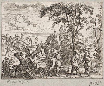 Kuvitus Adam Oleariukselle, "Persialainen Rosenthal, nerokas runoilija Schich Saadi […]", Schleswig 1660 tekijältä Christian Rothgiesser